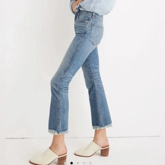Madewell Cali Demi-Boot Blue Jeans Women’s Size: 29 - Picture 3 of 16